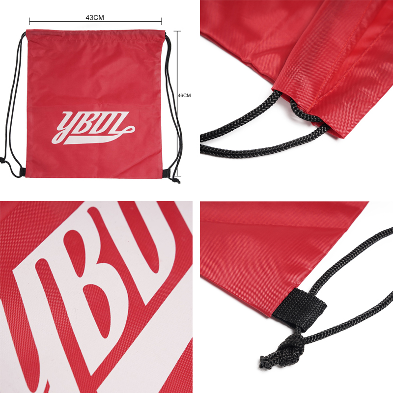Custom Logo Drawstring Biker Backpack